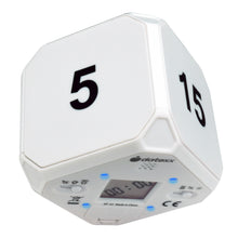 Load image into Gallery viewer, Time Cube DF-43 Timer, Time Management, Productivity, Time Blocking, Silent Alert, Timecube, White