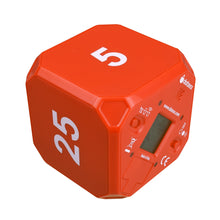 Load image into Gallery viewer, Time Cube Datexx DF-48 Red cube Pomodoro Timer with LED Silent Alarm