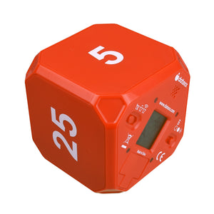 Time Cube Datexx DF-48 Red cube Pomodoro Timer with LED Silent Alarm