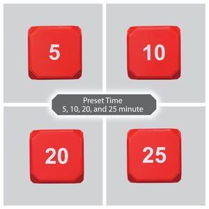 Time Cube DF-48 Pomodoro Timer with 4 preset time: 5 minute, 10 minute, 20 minute, 25 minute