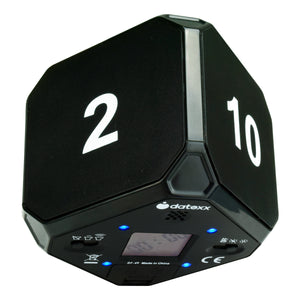 Time Cube DF-49 Business Timer, Time Management, Productivity, Time Blocking, Workout Timer, Exercise Timer, Fitness Timer, Silent Alert, two minutes rule, Timecube, Black