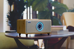 AiRadio Hand-Crafted Bamboo Smart Speaker
